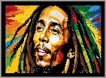 Bob Marley, Grafika, Piosenkarz